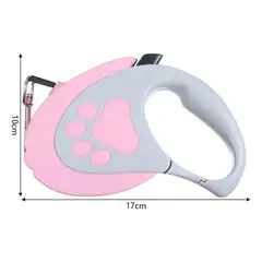 GENERICO - Retráctil 5m Resistente Segura Mango Cómodo Correa Perros