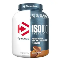 DYMATIZE - Proteina hidrolizada Iso 100 5lb Chocolate Peanut Butter