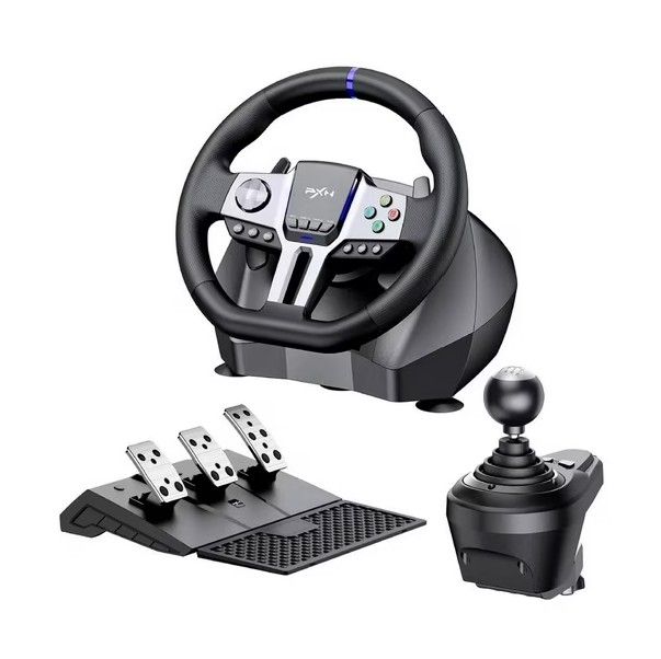 PXN Volante Gamer V9 Gen2 Con Pedales Y Palanca PC PS4 PS3 y Xbox