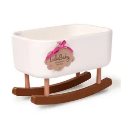 LULLABABY - Cuna Mecedora para Muñecas