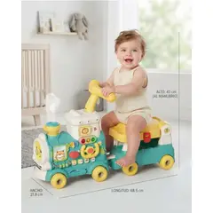 GENERICO - Tren Andador Correpasillos Multifuncional 5 En 1 Para Bebes