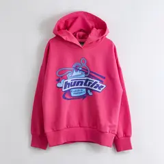 KPOP DEMON HUNTERS - Polerón Cerrado Niña Huntrix Fucsia