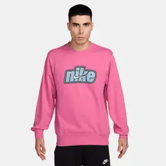 NIKE - Polerón Sportswear Club Rosa Hombre