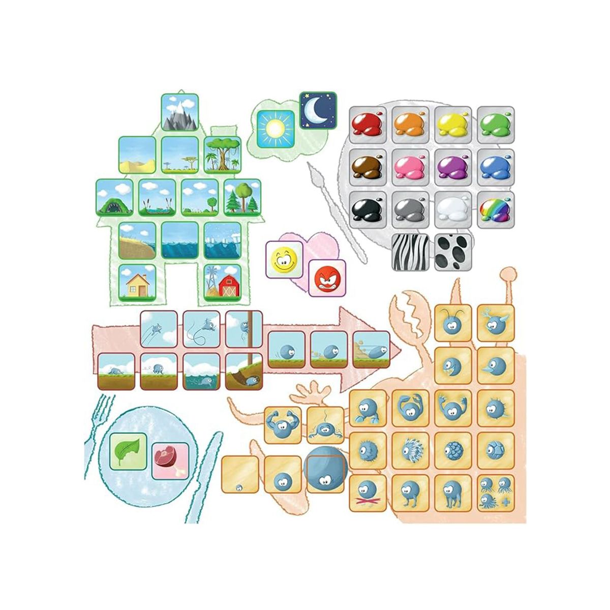 REPOS PRODUCTION - Concept Kids Animales Juego de Mesa