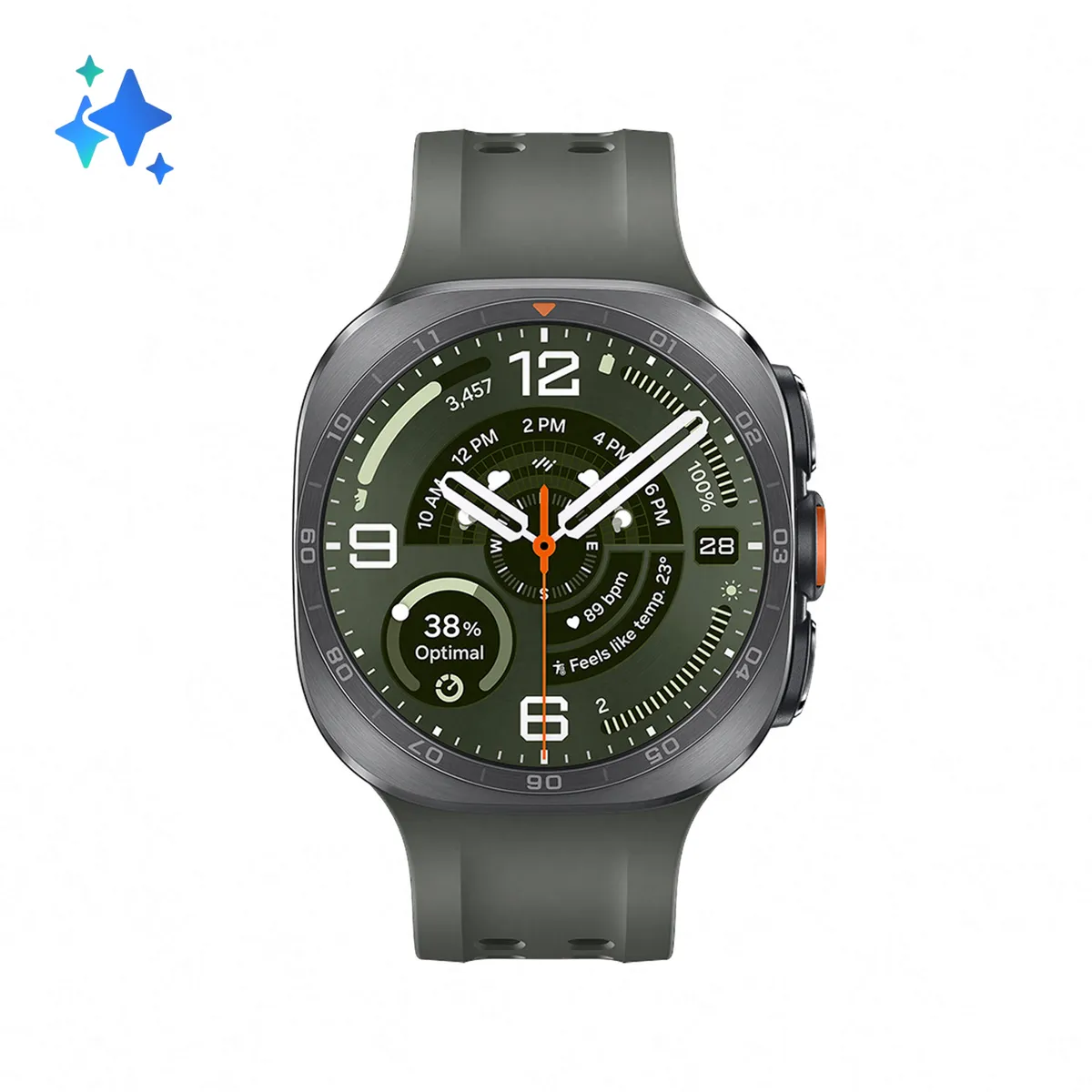SAMSUNG - Samsung Galaxy Watch Ultra2, 47mm Titanium Silver