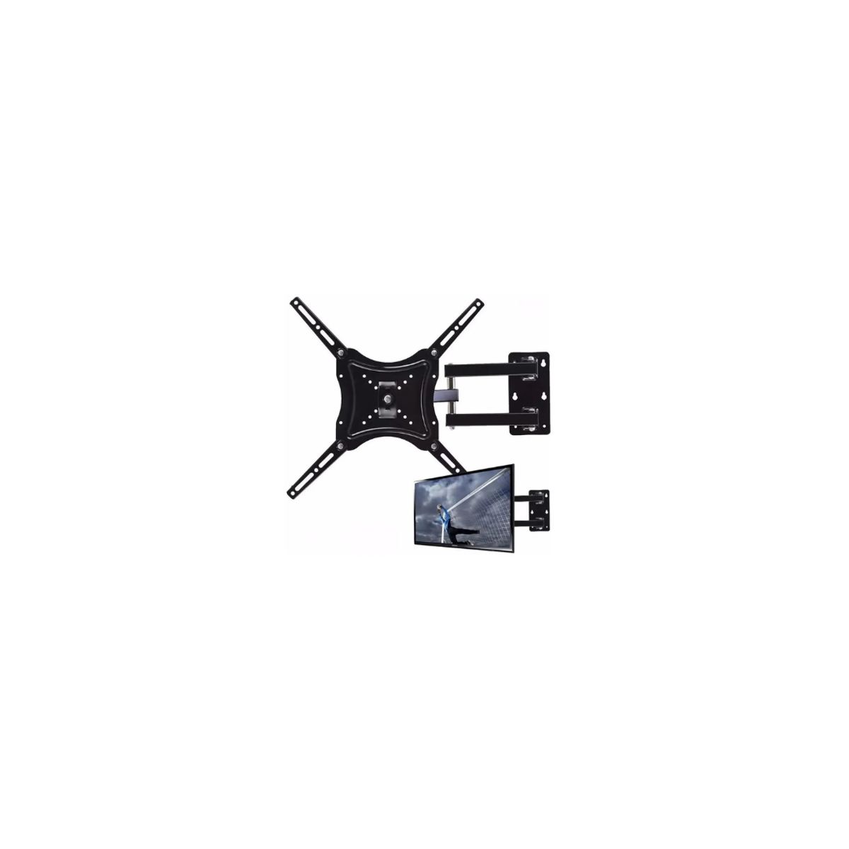 GENERICO - Soporte Tv Con Brazo Girat. De Acero 180o 32 A 55 Pulgadas