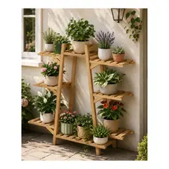 GENERICO - Soporte Para 8 Macetas Estante Jardinera Huerto Plantas