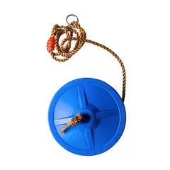 FLIK SPORT - Tirolesa para Canopy De Acero 30 mts de Largo Flik Zipline Con Asiento Redondo Azul