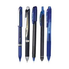PENTEL - Set 5 Lápiz Ener Gel Colección Azul
