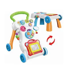 GENERICO - Juguete Andador Didactico 2 En 1 Mesa De juegos Sonidos Infantil