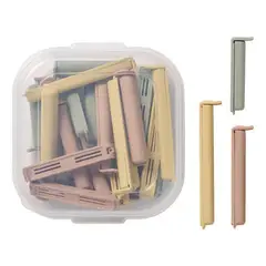 DAY - Caja 24 Clips / Pinzas Para Sellar Bolsas Almacenamiento Vintage