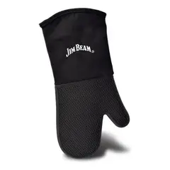 JIM BEAM - Guante Parrillero Ultra Resistente Color Negro