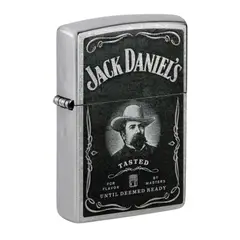 ZIPPO - Encendedor Jack Daniels Plateado ZP48748