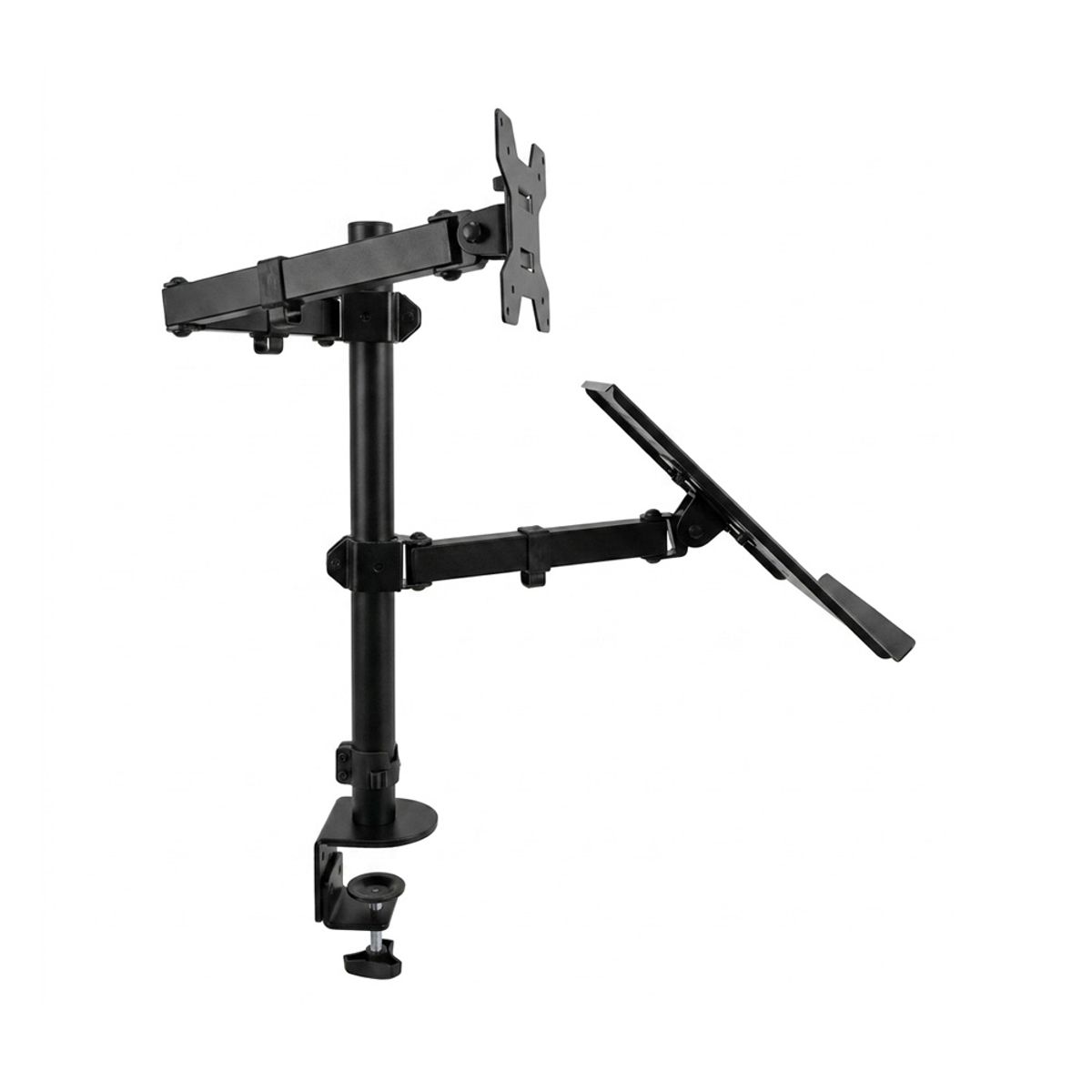 LEVO - Soporte Brazo Doble Monitor Notebook Escritorio LEVO