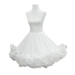 GENERICO - Falso Vestido Cueca Huasa Talla S M y L Doble Falda Tirante y Faja Elasticada