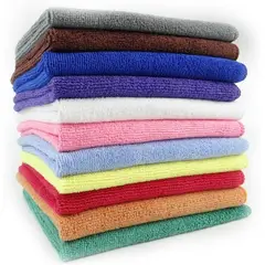 KUANGYE - Pack 100 Paño Microfibra Secado Rapido 25×25 Cm