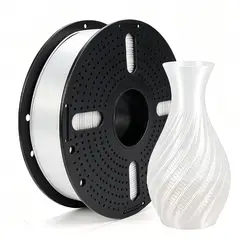 WUWAWDOGA - Filamento Pla Para Impresoras 3d De 1.75mm Y 1kg Blanco