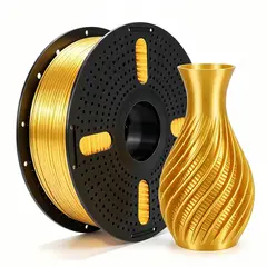 WUWAWDOGA - Filamento Pla Para Impresoras 3d De 1.75mm Y 1kg Dorado