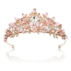 KUANGYE - Coronas Reina Para Niña Princesa Tiaras De Boda Tocado Novia