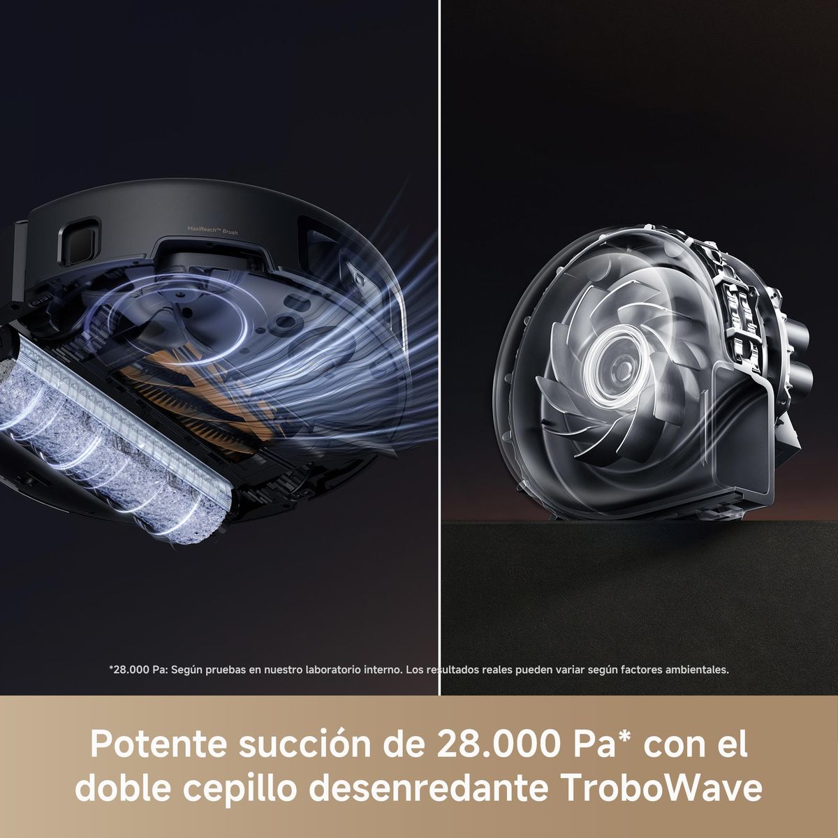 MOVA - Aspiradora y Trapeadora Tecnología HydroForce™ Mop 28000 Pa MOVA Z60 Ultra Roller Complete Negro