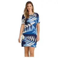 LORENZO DI PONTTI - Vestido Corto Mujer Azul
