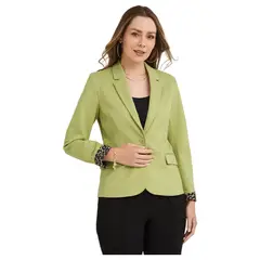 LORENZO DI PONTTI - Blazer Un Botón Mujer Verde