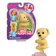 GENERICO - Mascota Interactiva Dog Fingerlings Adopt Me - Perrito para Dedo con Sonidos y Reacciones