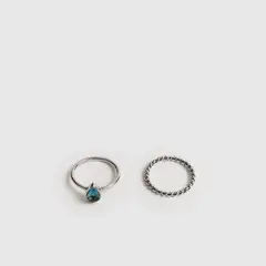 LOUNGE - Set Anillos Mujer Piedra