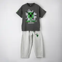 MINECRAFT - Conjunto Niño Creeper Gris