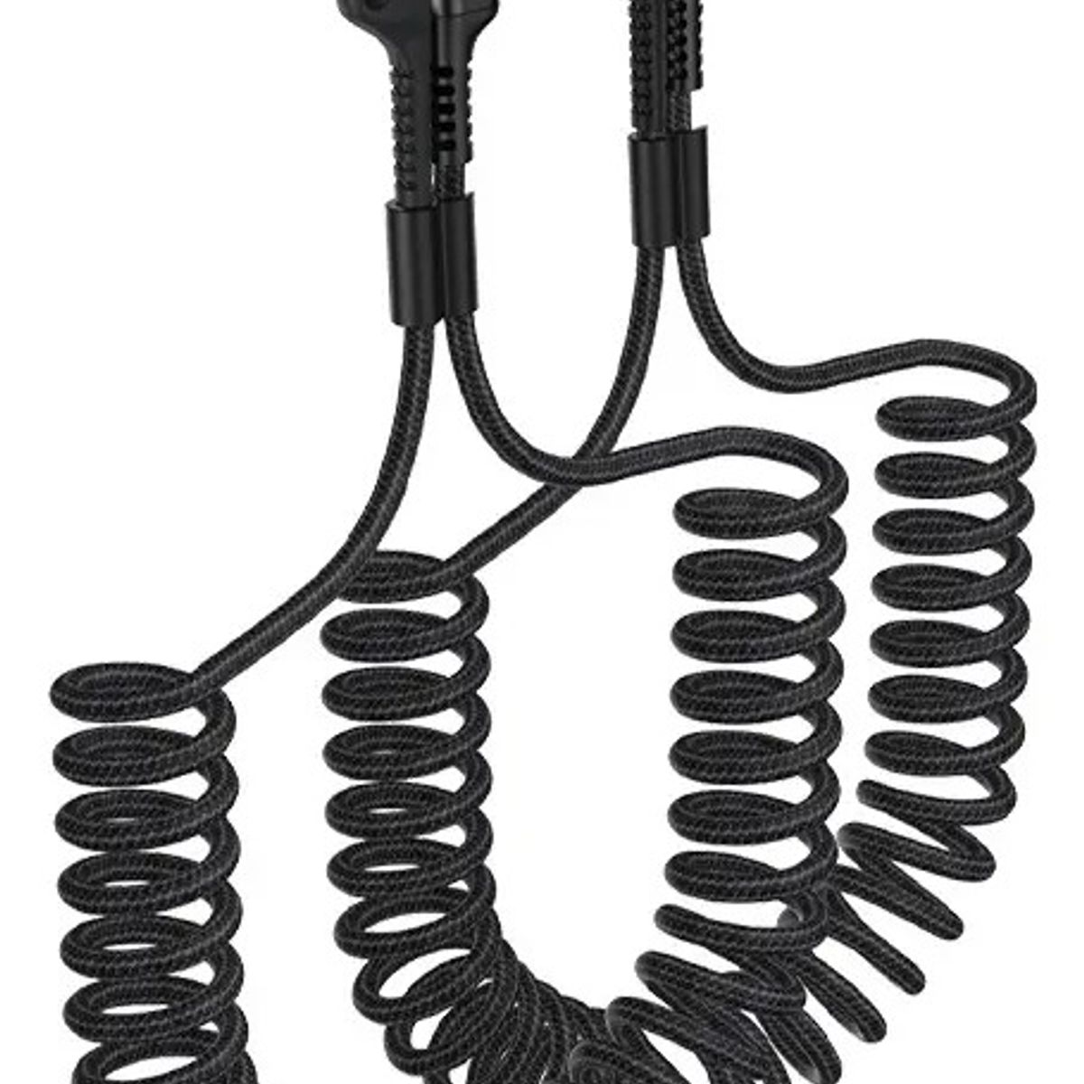 BASEUS - Paquete De 2 Cables En Espiral Baseus Con Forma De Ojo De Pe