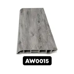 GENERICO - Guardapolvo PVC gris medio 7cm x 2,44m AW0015 Default Title