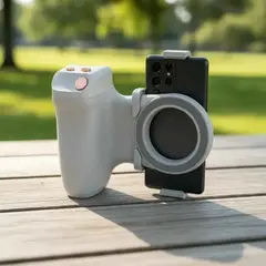 IRM - Empuñadura Soporte Magnético Cámara Celular Grip Disparador
