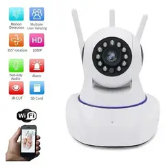 GENER - Camara Seguridad Wifi Ip360 Infrarrojo Sensor 3 Antenas