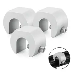BAZUCA - Seguro antirrobo ventanas y mamparas corredizas metálicas Pack 3 Color Plateado