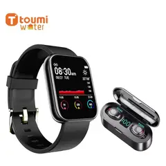 BRO TOUMI - Audífonos Toumi F9 Pro Bluetooth y Reloj Inteligente Toumi Reacondicionado