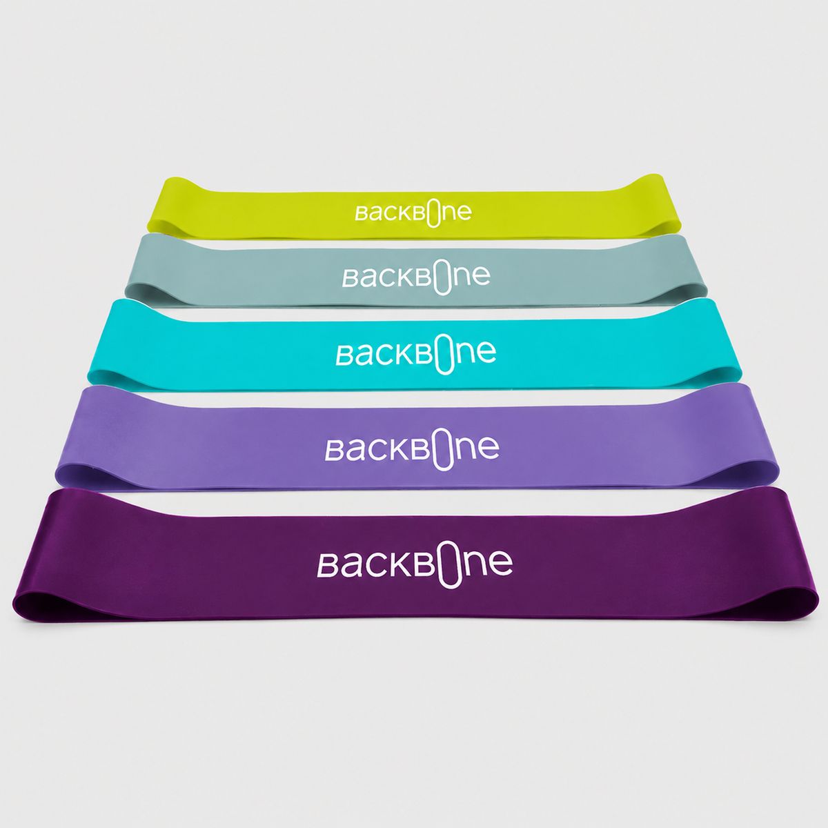 BACKBONE - Set de 5 Bandas Elásticas circulares Backbone B-Active