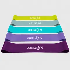 BACKBONE - Set de 5 Bandas Elásticas circulares B-Active