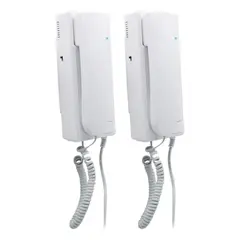 PHILCO - Kit 2 citofonos punto a punto intercom 35ct000010 blanco