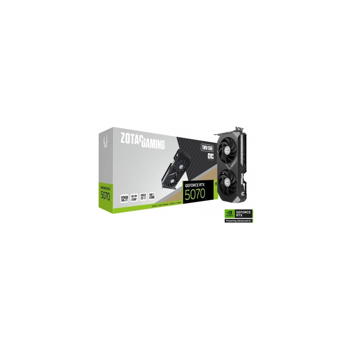 ZOTAC - Tarjeta de Video Zotac Gaming GeForce RTX 5070 Twin Edge OC 12GB