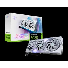MSI - Tarjeta de Video GeForce RTX 5080 16G Gaming Trio OC White