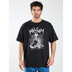 VOLCOM - Polera Oversize Perseverance Negro Hombre