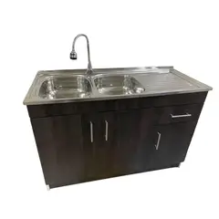 GENERICO - Kit Lavaplatos con mueble 120x50 Doble Expresso Secador Derecho