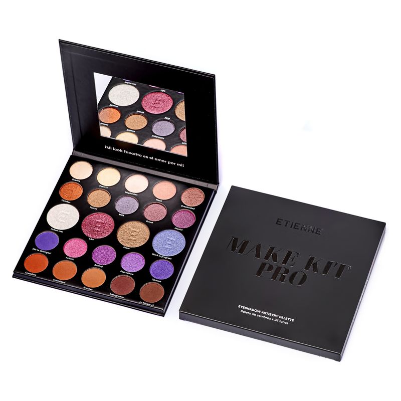 ETIENNE - Paleta de Sombras Make Kit Pro 24 colores Etienne ETIENNE