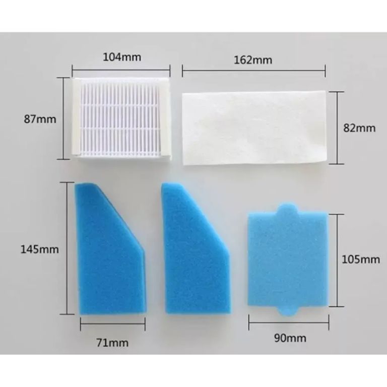 GENERICO Pack de 5 Pcs Juego De Filtros Para Thomas Aqua Aspiradora 787241