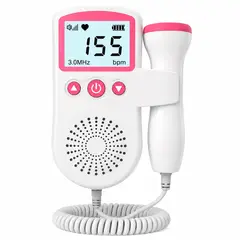 GENERICO - Monitor Fetal Doppler Para Latidos Corazon Bebe Incluye Gel