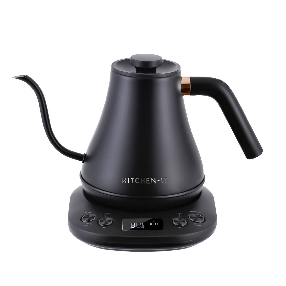 KITCHEN IT - Hervidor Eléctrico Inteligente Cuello Cisne Onix