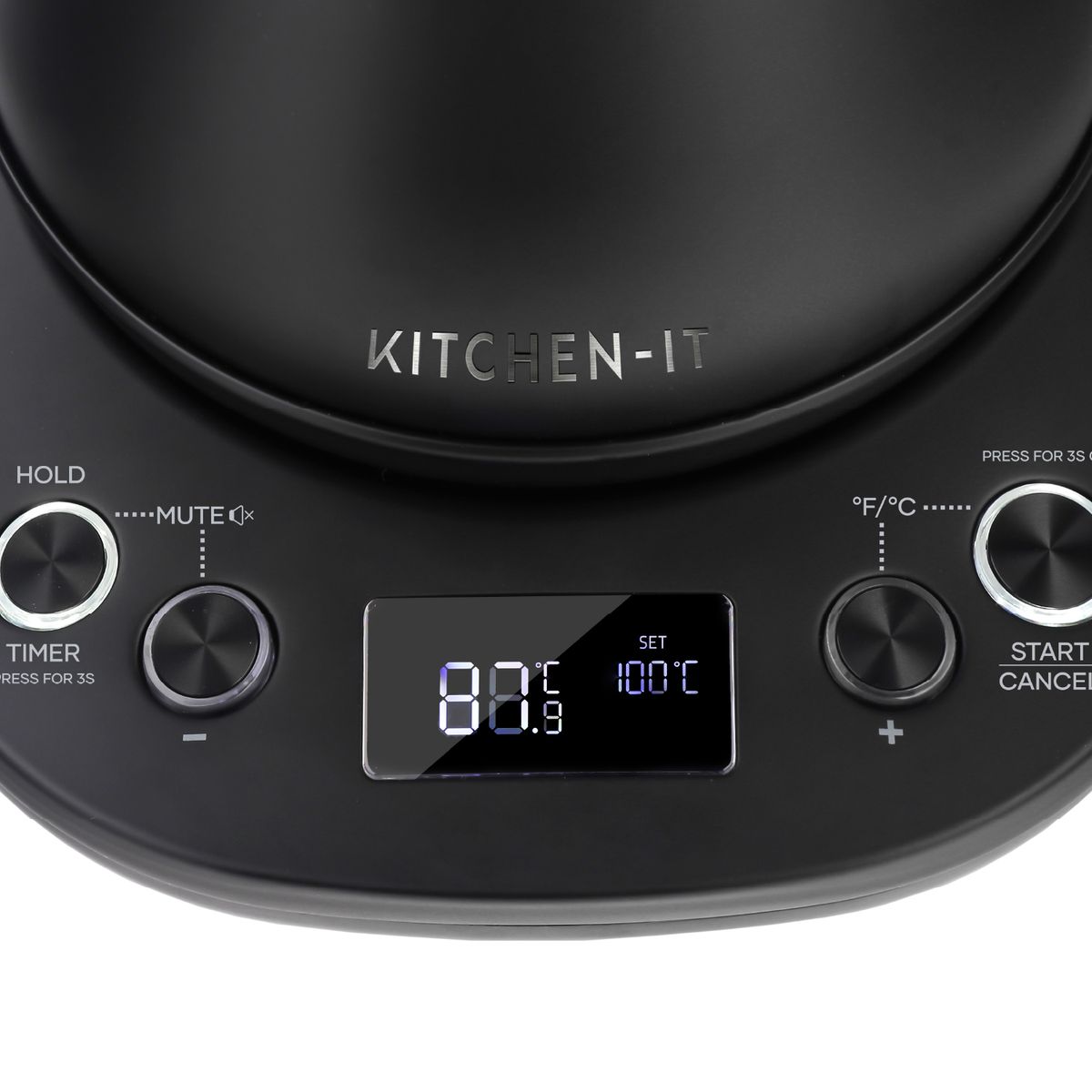 KITCHEN IT - Hervidor Eléctrico Inteligente Cuello Cisne Onix