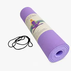 GYMHOME - MAT DE YOGA Y PILATES REVERSIBLE TPE 8MM ECOFRIENDLY