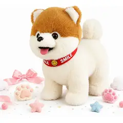 GENERICO - Perrito Interactivo De Peluche Camina Ladra Responde Graba