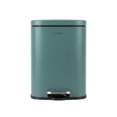 SIMPLIT - Basurero Cocina Lucca 12Lt Pedal Acero Inox